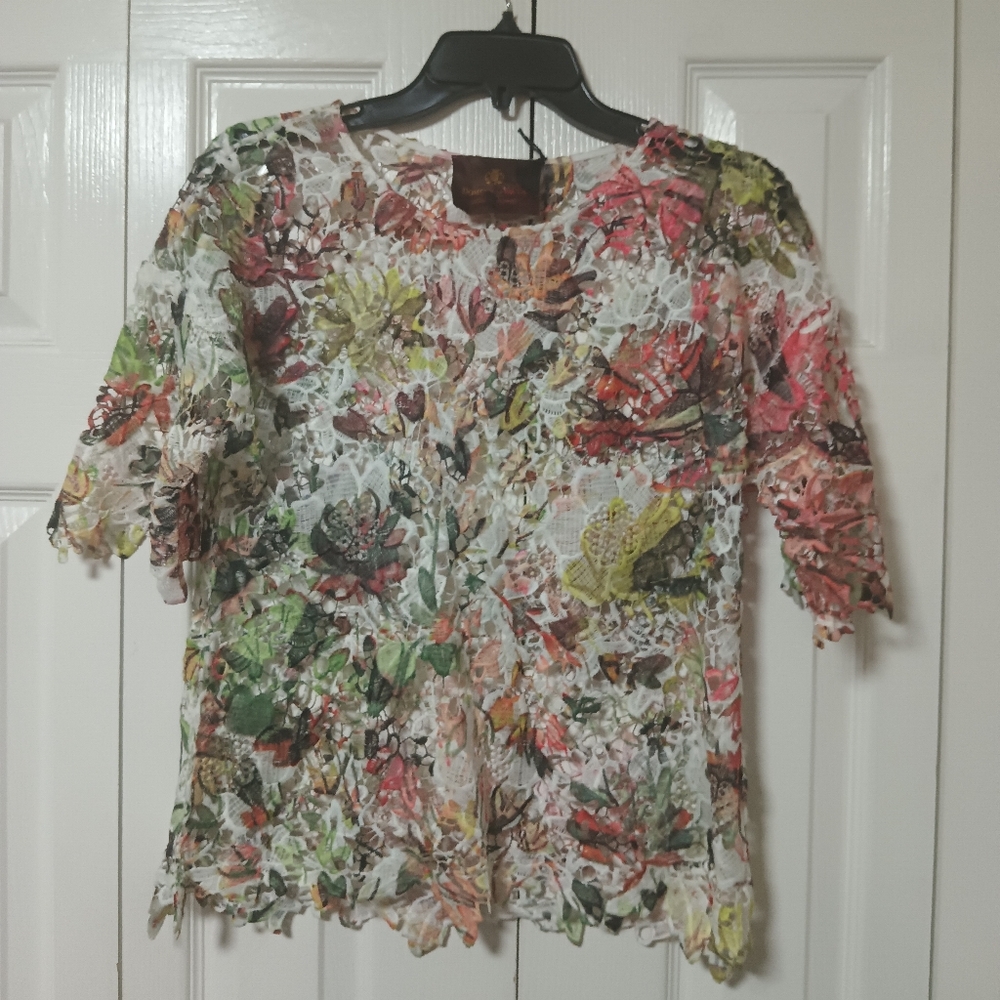 Domenico Vacca Tunica Gloria Lace Top